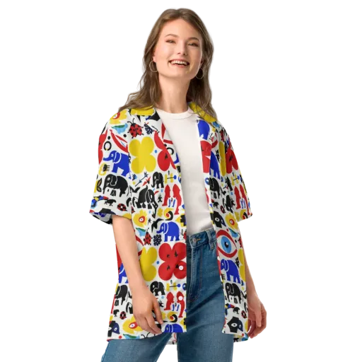 Primary Safari on a Button Shirt