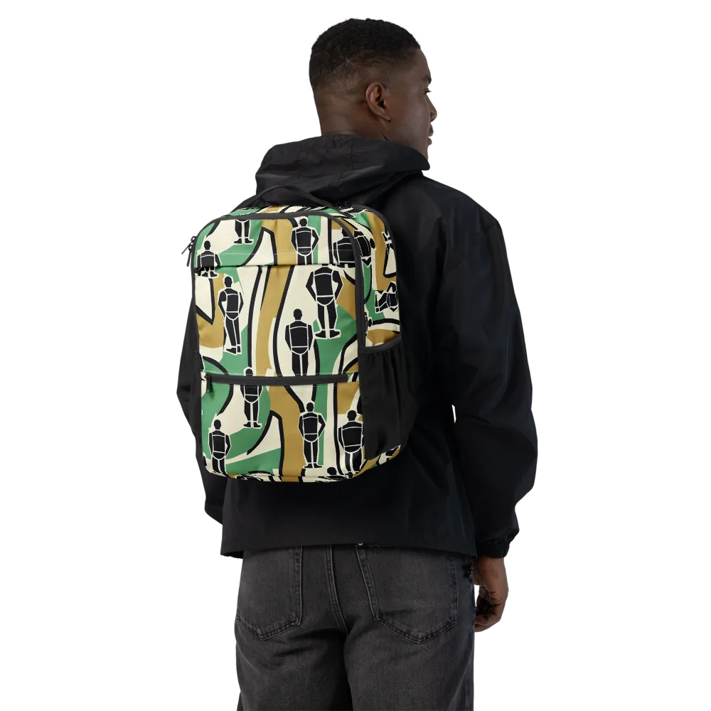 Mannequin Mambo on Utility Backpack — Back