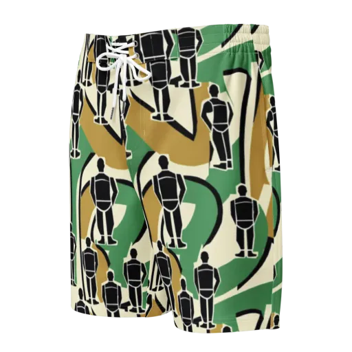 Mannequin Mambo on a Men's Board Shorts