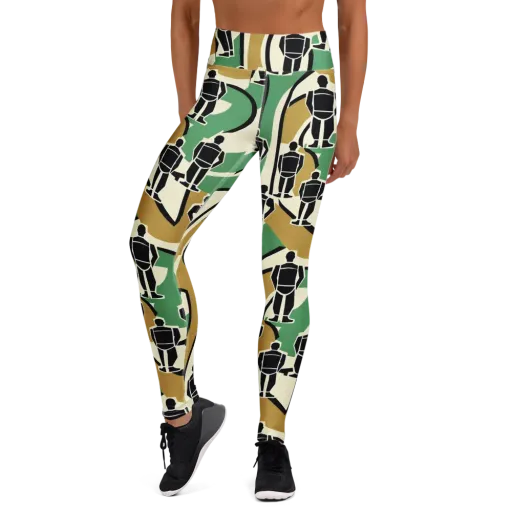 Mannequin Mambo on a Yoga Leggings