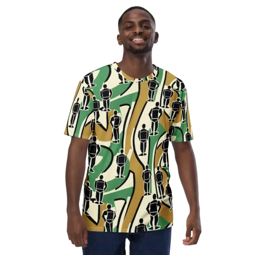 Mannequin Mambo on a Men's Crew Neck T-Shirt