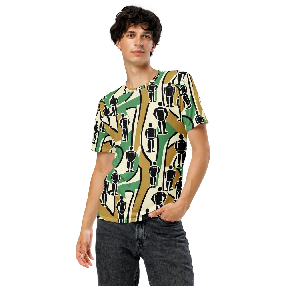 Mannequin Mambo on Men's Crew Neck T-Shirt — Front