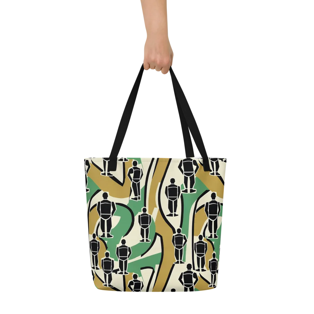 Mannequin Mambo on Large Tote Bag W/ Pocket — Front