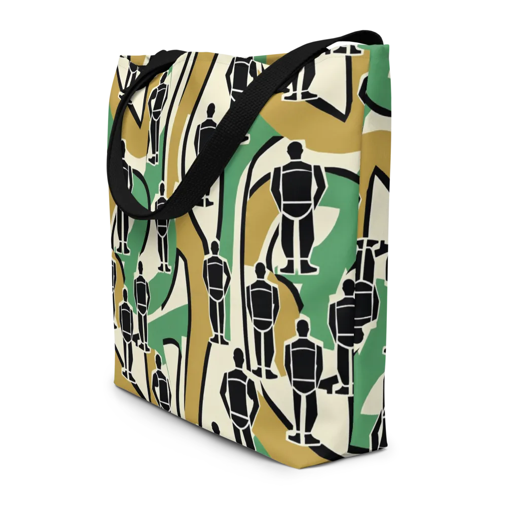 Mannequin Mambo on Large Tote Bag W/ Pocket — Front
