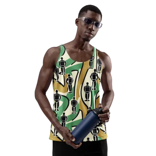 Mannequin Mambo on a Men's Tank Top