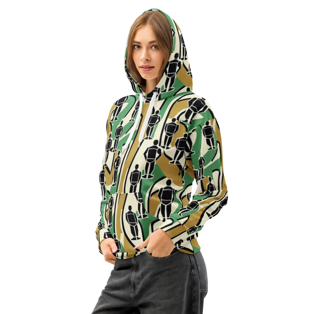 Mannequin Mambo on Cotton Hoodie — Left Front