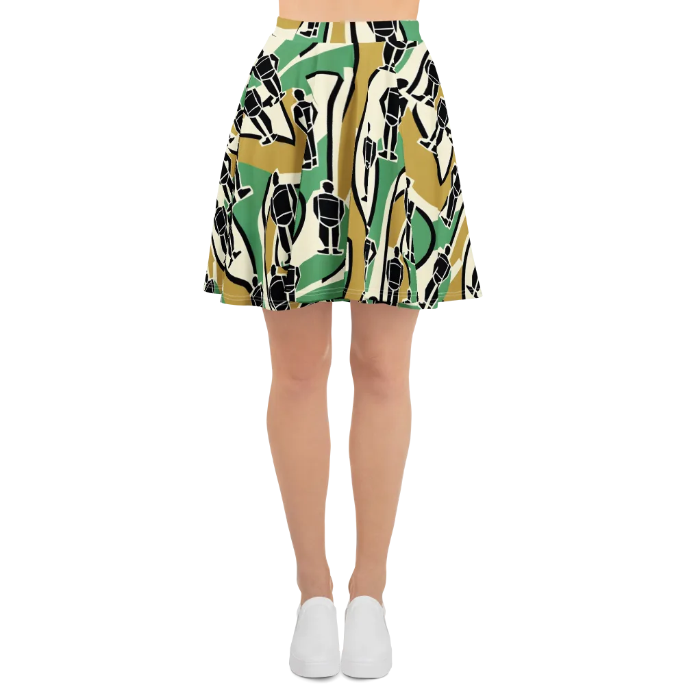 Mannequin Mambo on Skater Skirt — Front