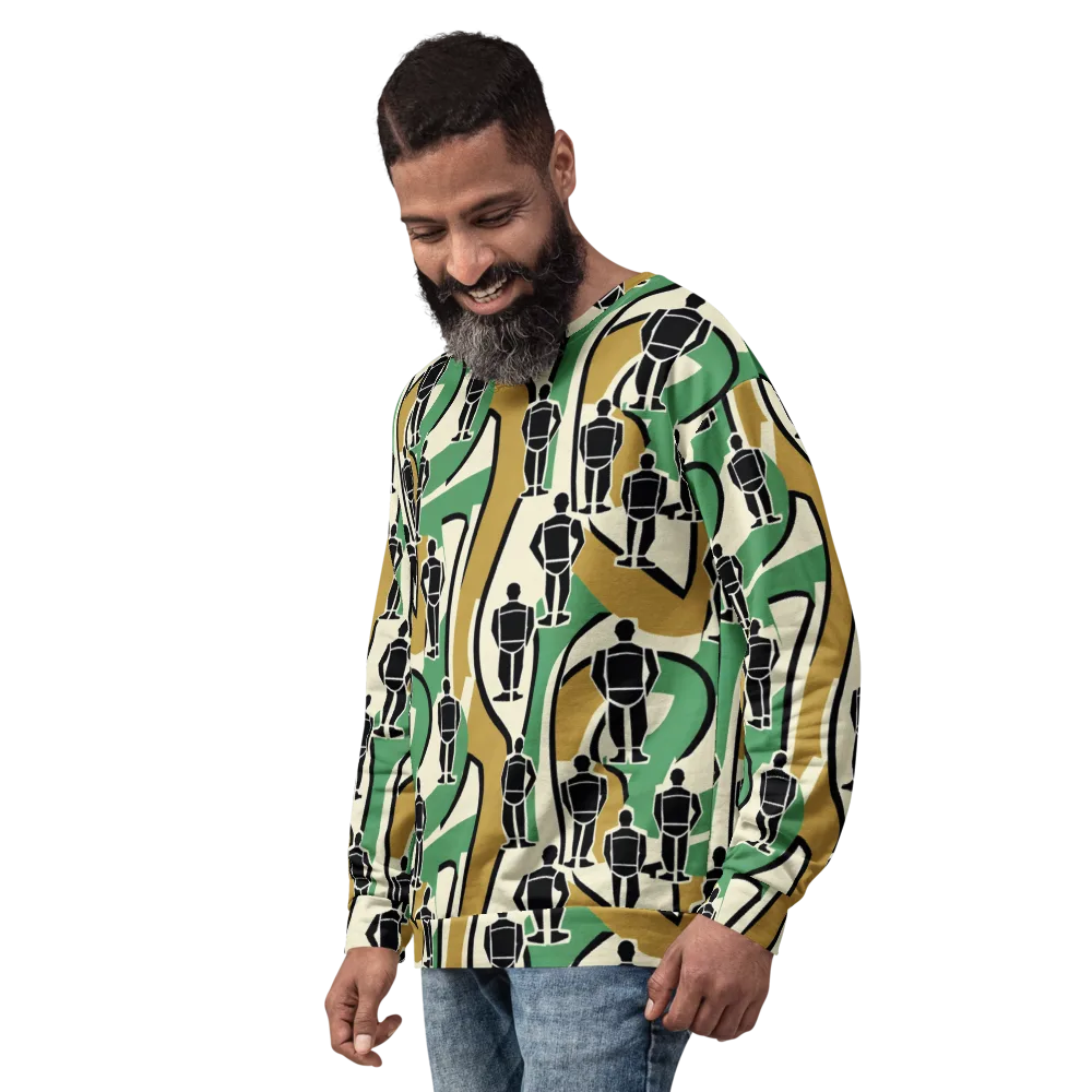 Mannequin Mambo on Sweatshirt — Left Front