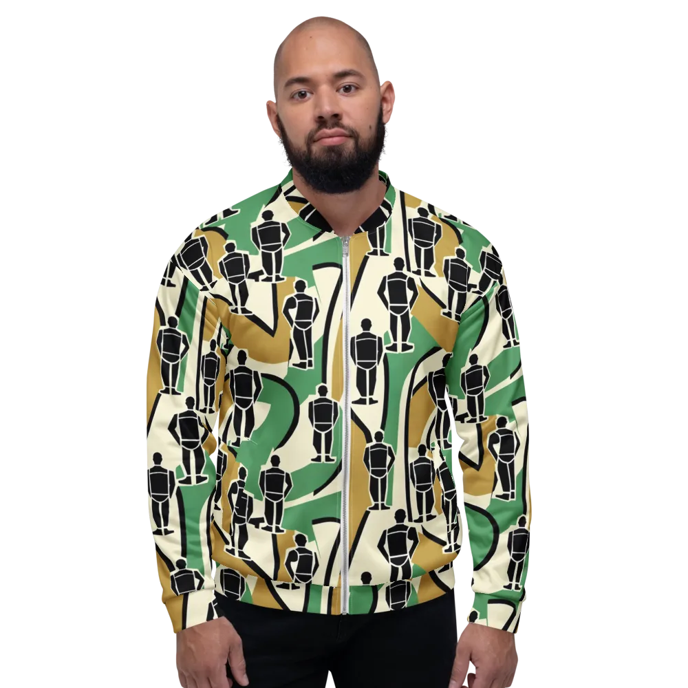 Mannequin Mambo on Bomber Jacket — Front