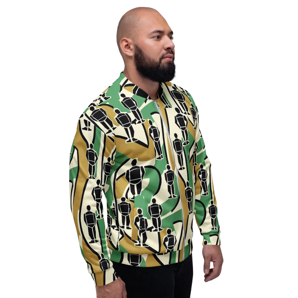 Mannequin Mambo on Bomber Jacket — Right