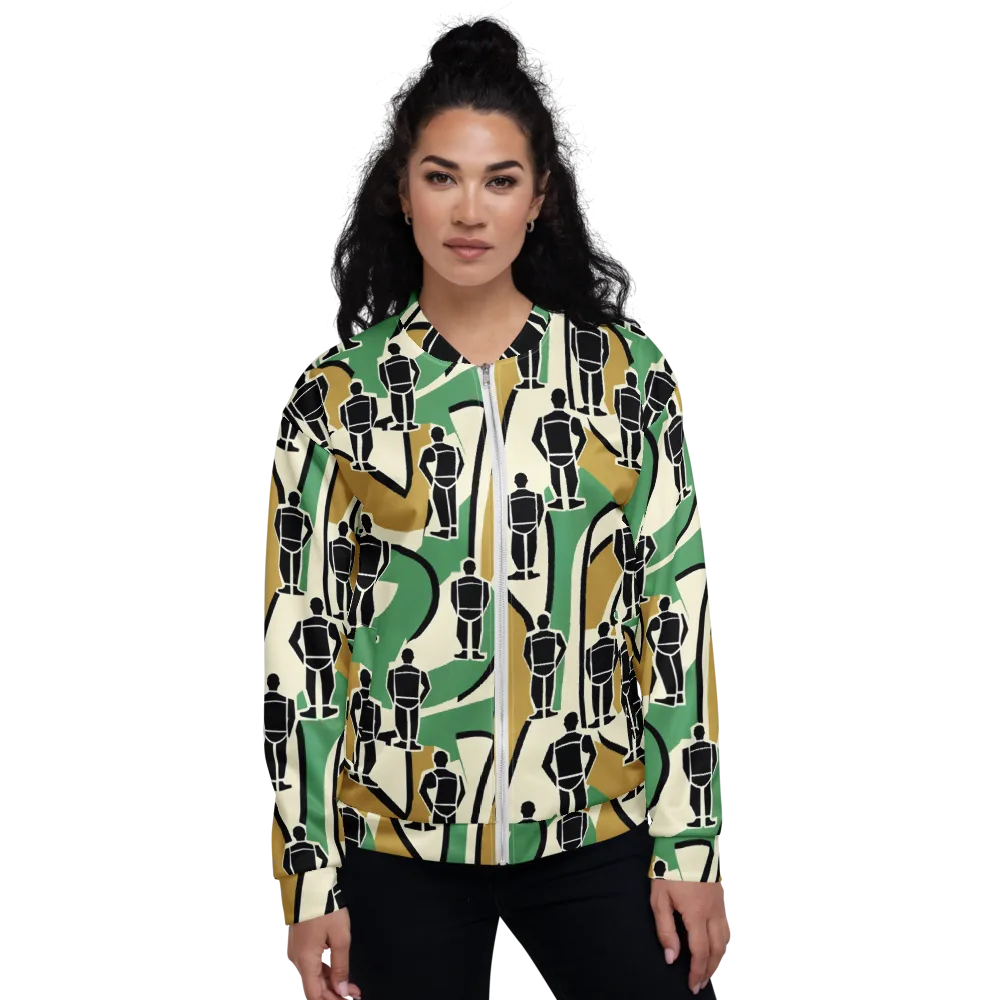 Mannequin Mambo on Bomber Jacket — Front