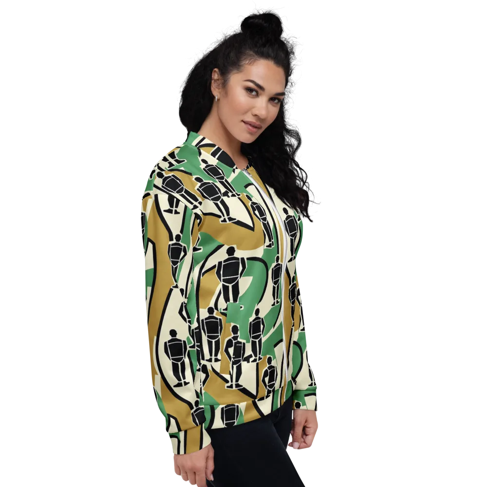 Mannequin Mambo on Bomber Jacket — Right