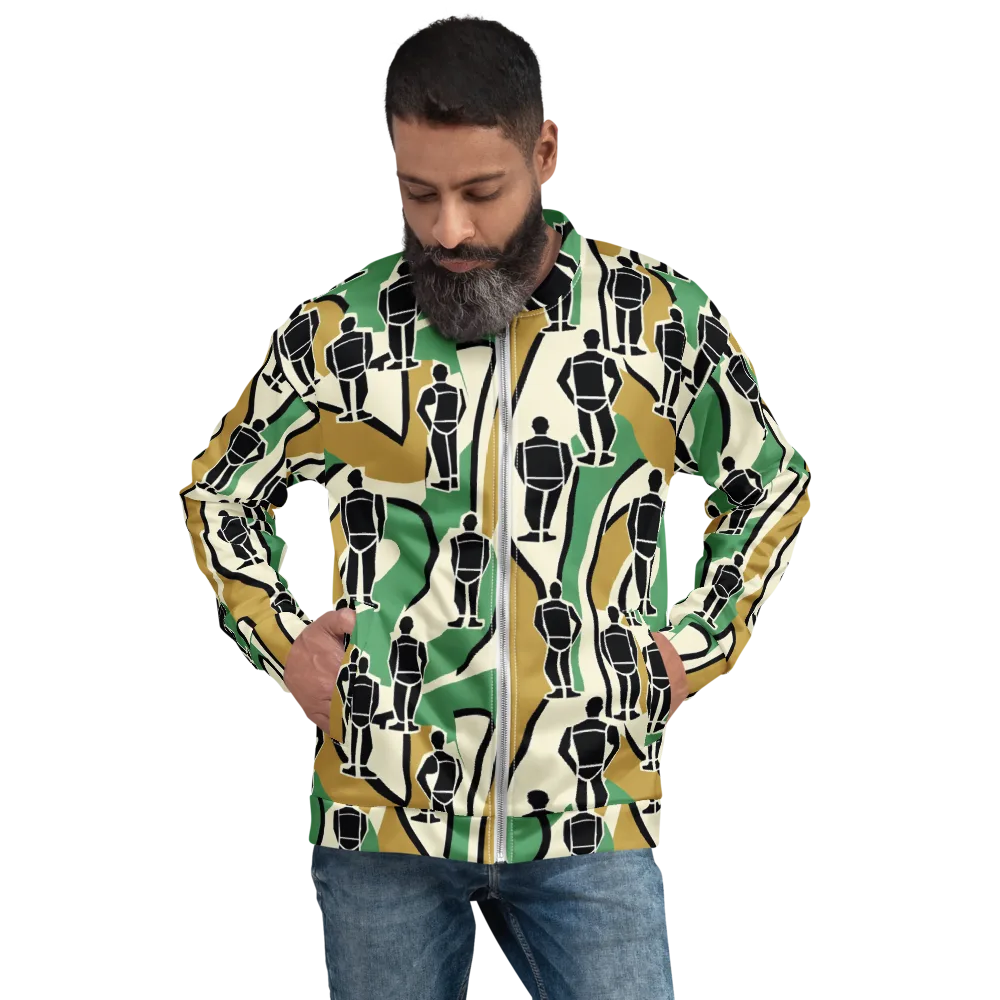 Mannequin Mambo on Bomber Jacket — Front