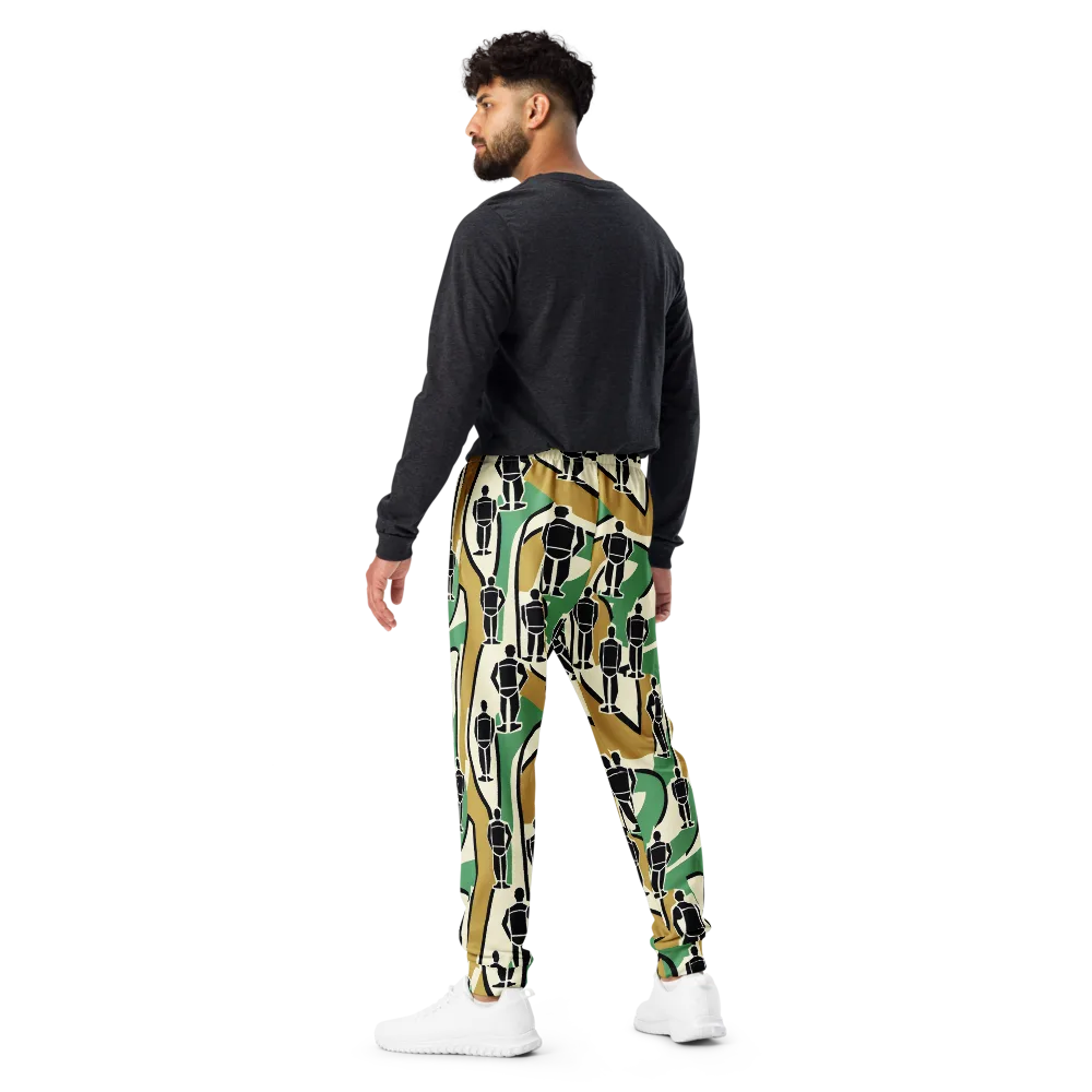 Mannequin Mambo on Men's Joggers — Back