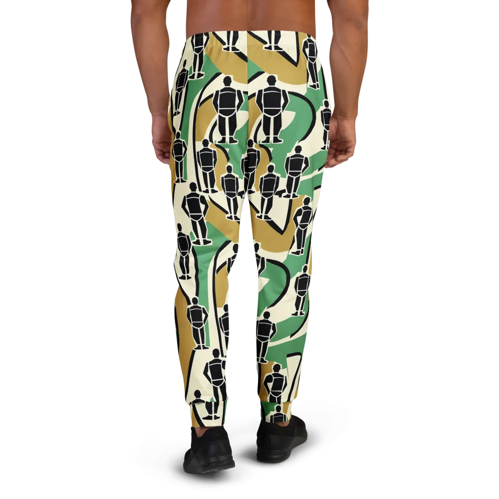 Mannequin Mambo on Men's Joggers — Back