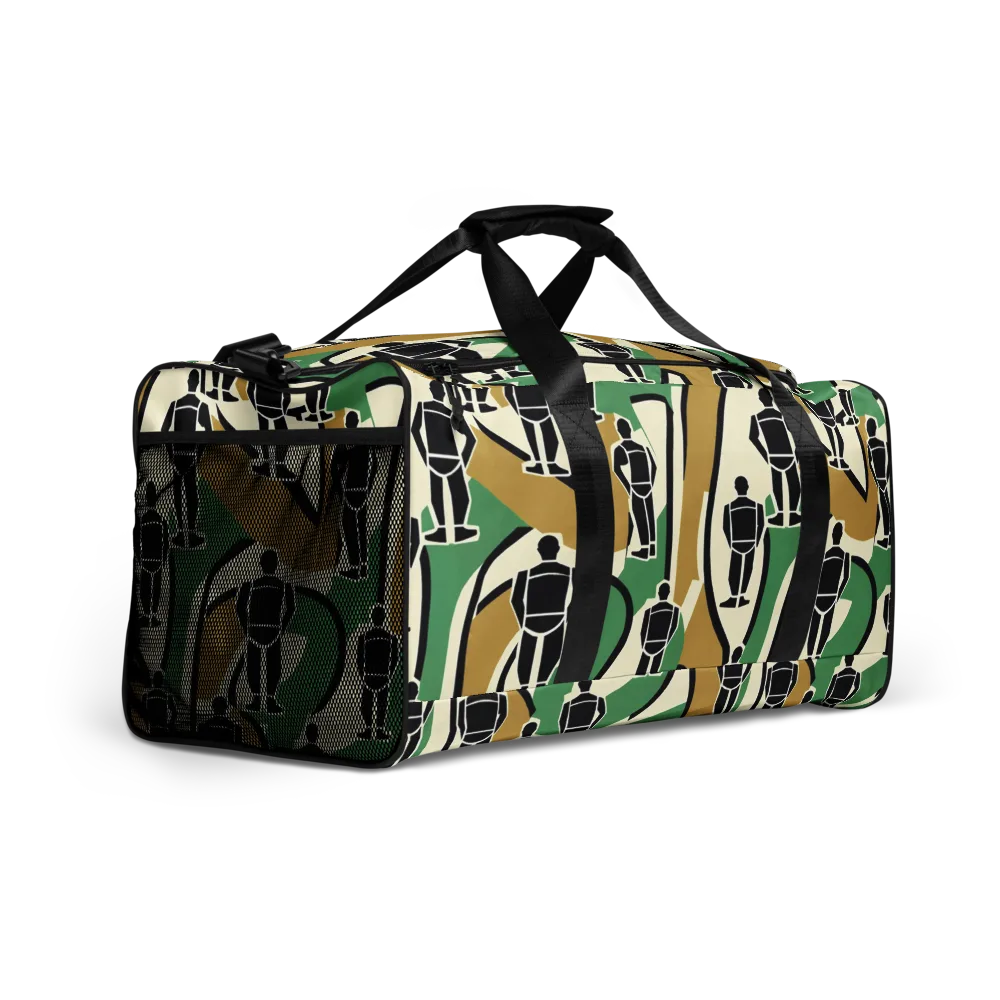 Mannequin Mambo on Duffle Bag — Right Front