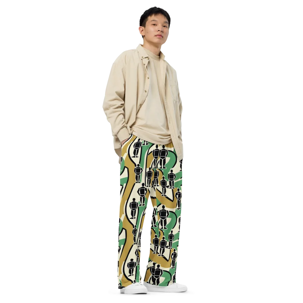 Mannequin Mambo on Wide-Leg Pants — Right Front