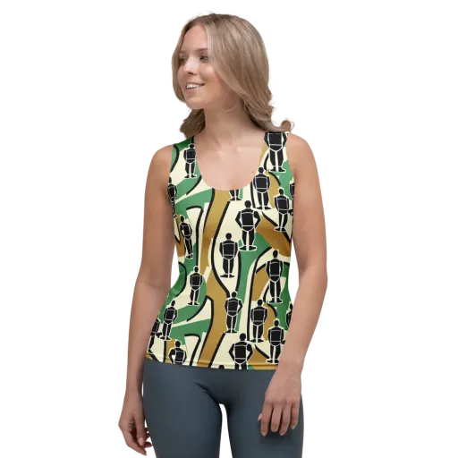 Mannequin Mambo on a Women's Tank Top