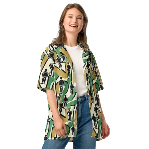 Mannequin Mambo on a Button Shirt