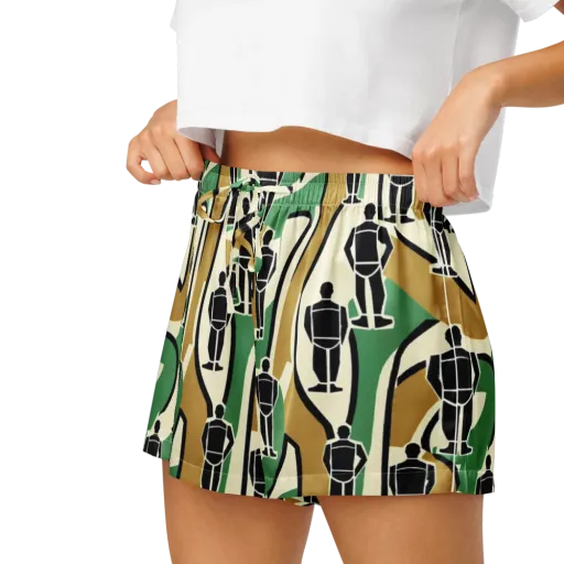 Mannequin Mambo on a Women's Pajama Shorts