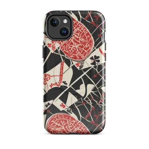 Red Queen's Shuffle on a MagSafe Tough Case for iPhone®