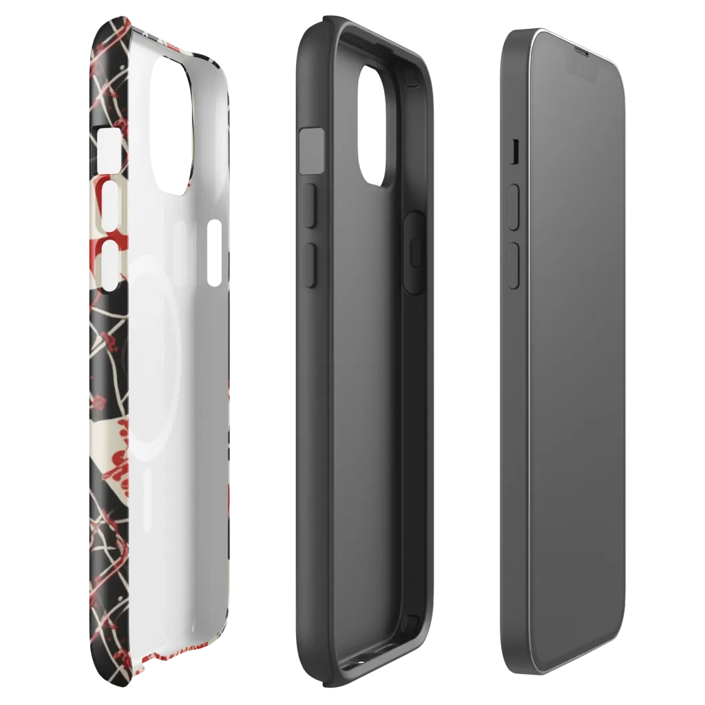 Red Queen's Shuffle on MagSafe Tough Case for iPhone® — Front
