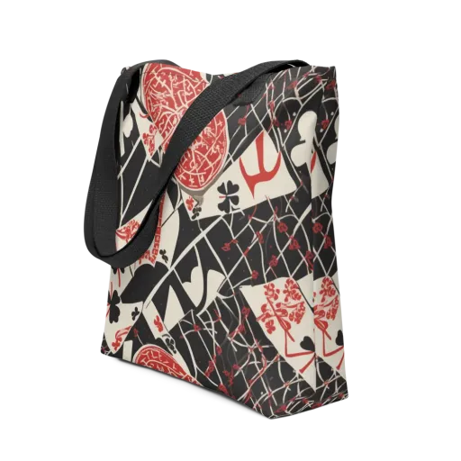 Red Queen's Shuffle on a Tote Bag