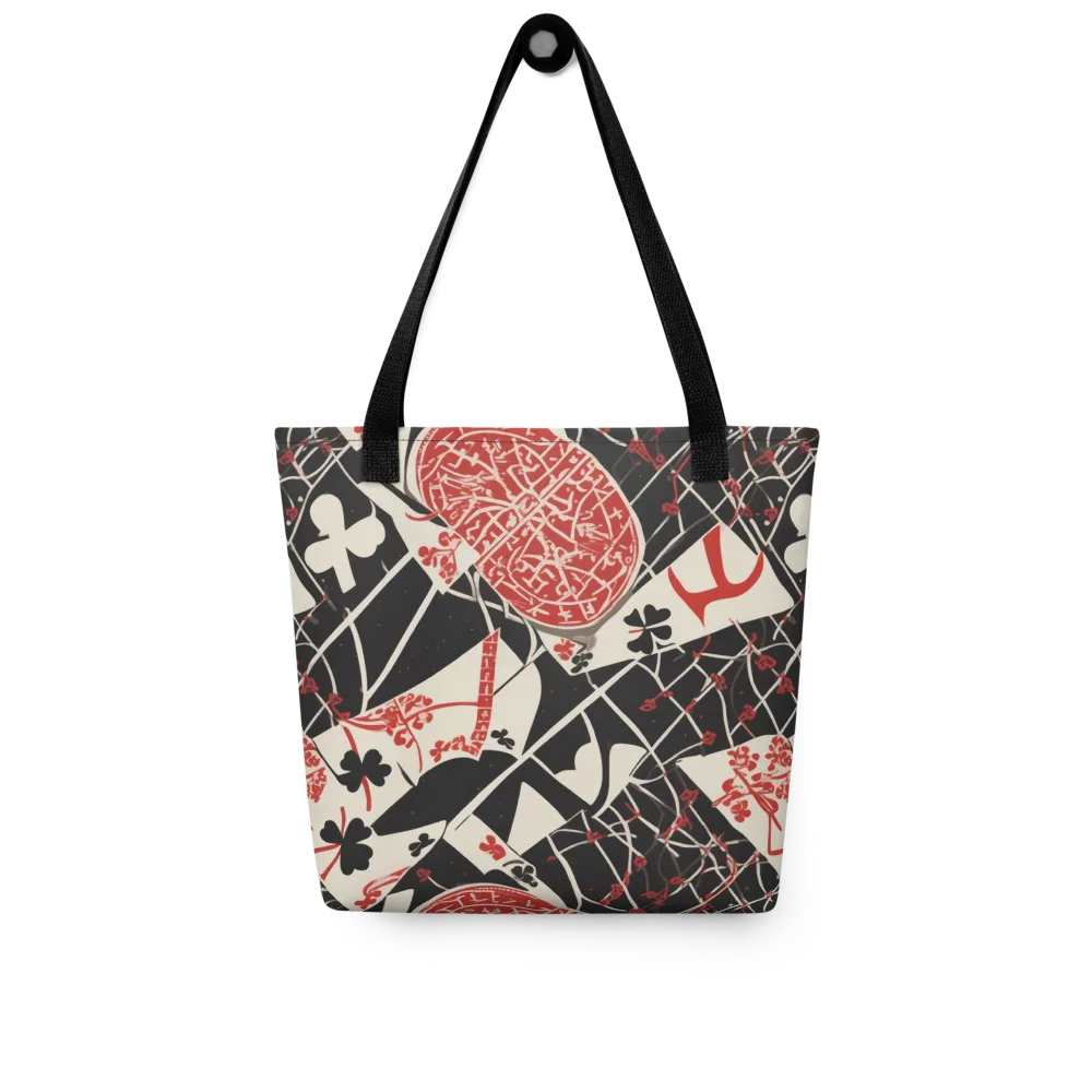 Red Queen's Shuffle on Tote Bag — Front