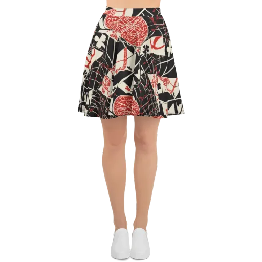 Red Queen's Shuffle on a Skater Skirt