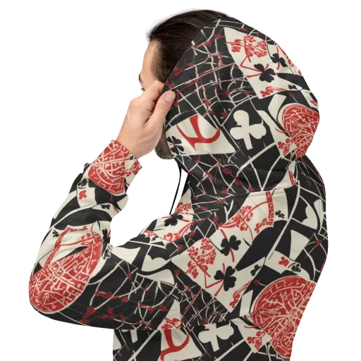 Red Queen's Shuffle on a Hoodie