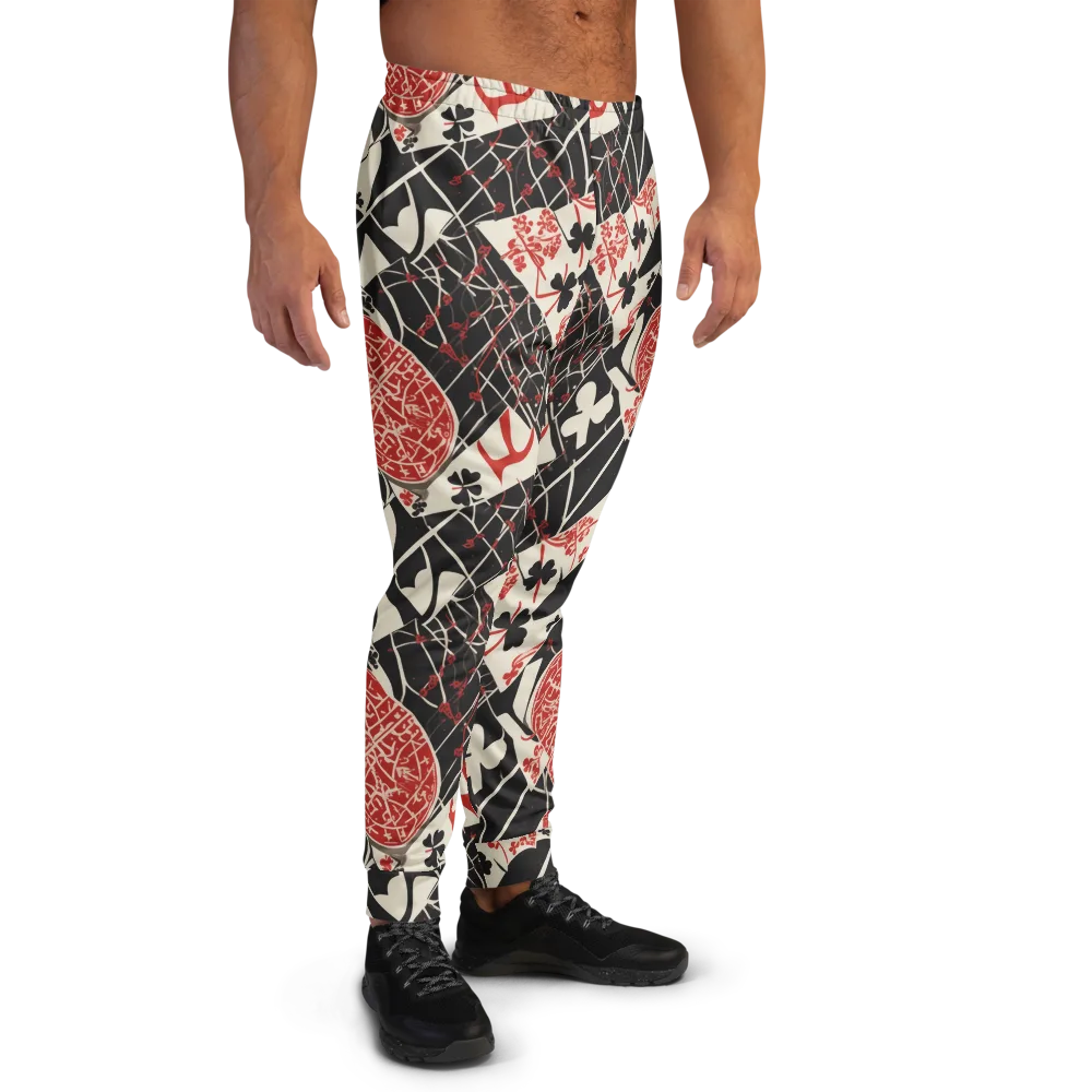 Red Queen's Shuffle on Men's Joggers — Right