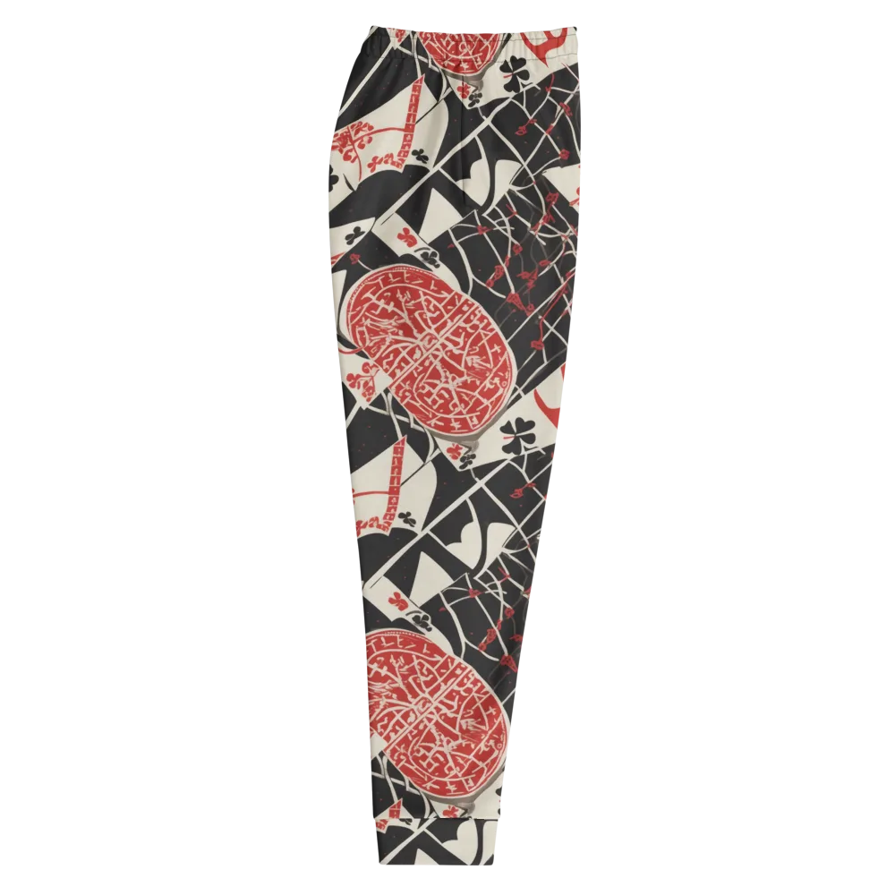 Red Queen's Shuffle on Men's Joggers — Right