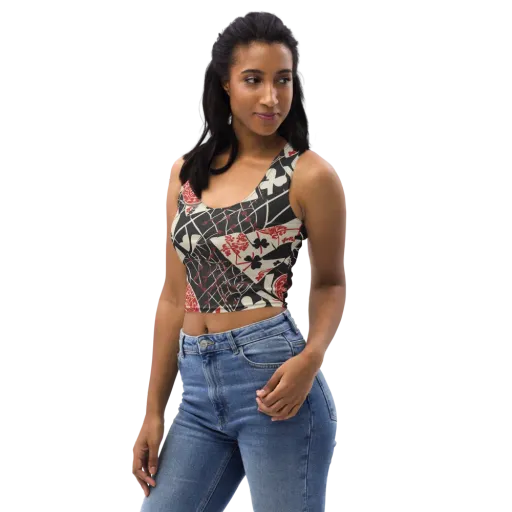 Red Queen's Shuffle on a Crop Top