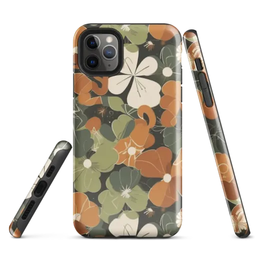 Autumn Bloom Circuit on a Tough Case for iPhone®