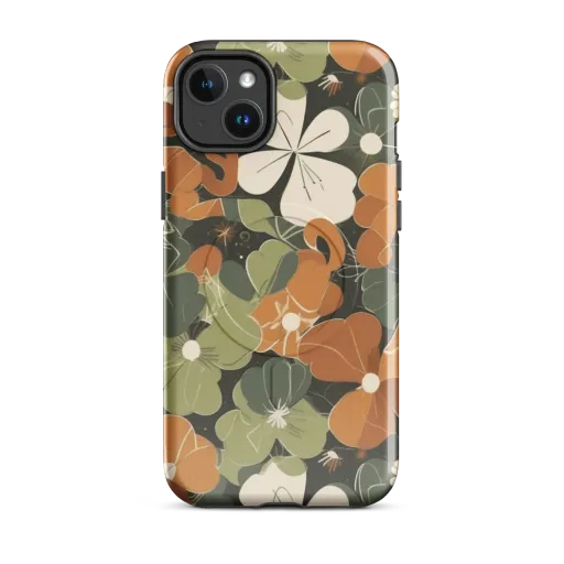 Autumn Bloom Circuit on a MagSafe Tough Case for iPhone®