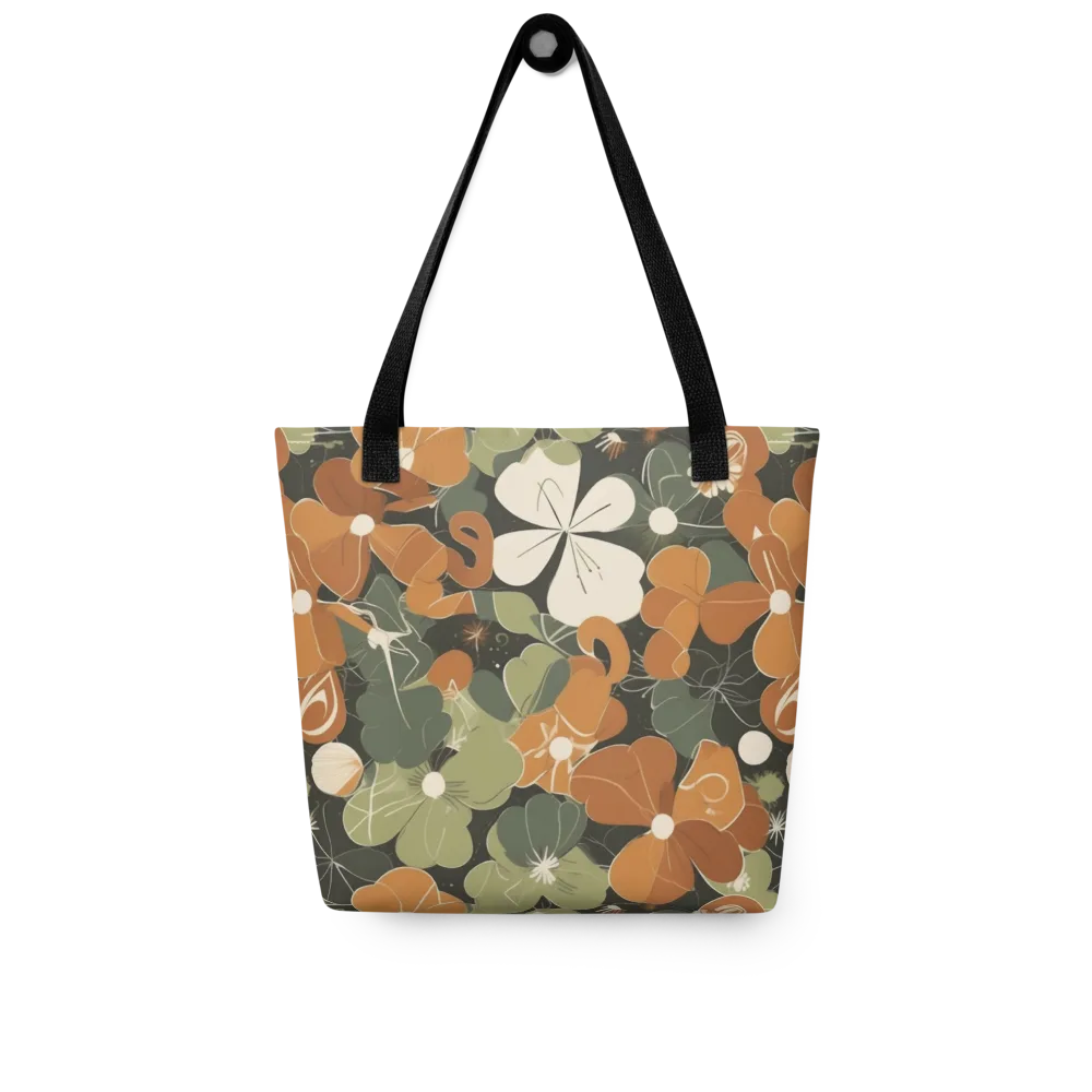 Autumn Bloom Circuit on Tote Bag — Front