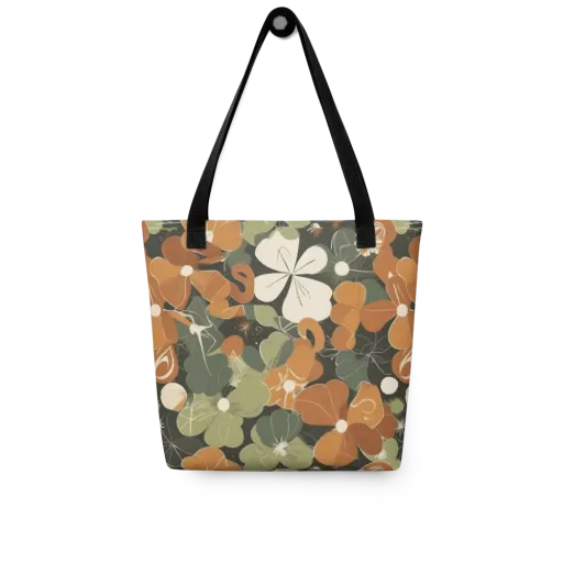 Autumn Bloom Circuit on a Tote Bag