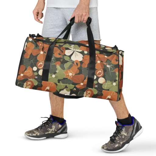 Autumn Bloom Circuit on a Duffle Bag