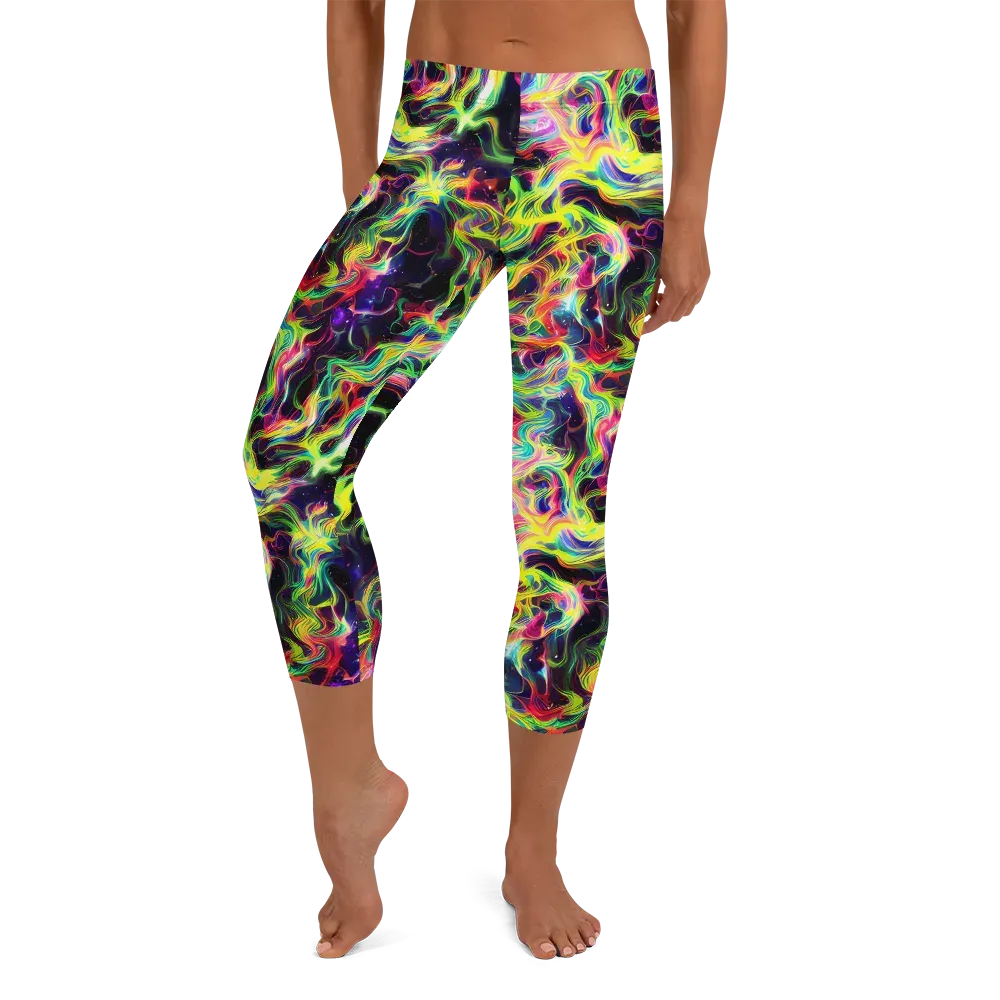 Infinite Flux on Capri Leggings — Front
