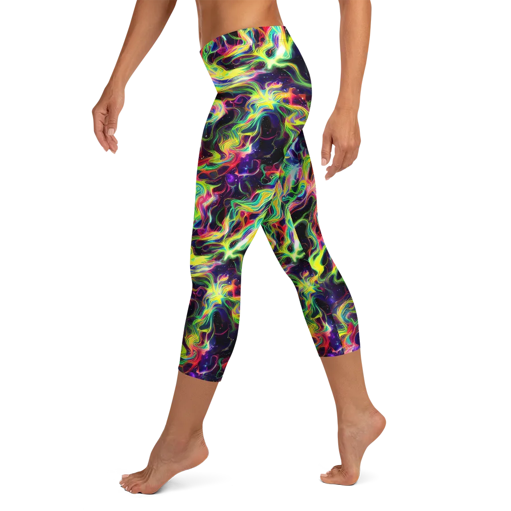 Infinite Flux on Capri Leggings — Left