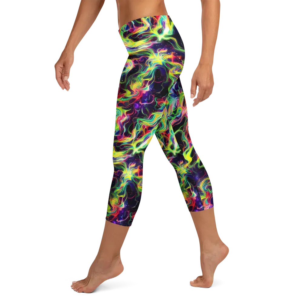 Infinite Flux on Capri Leggings — Left