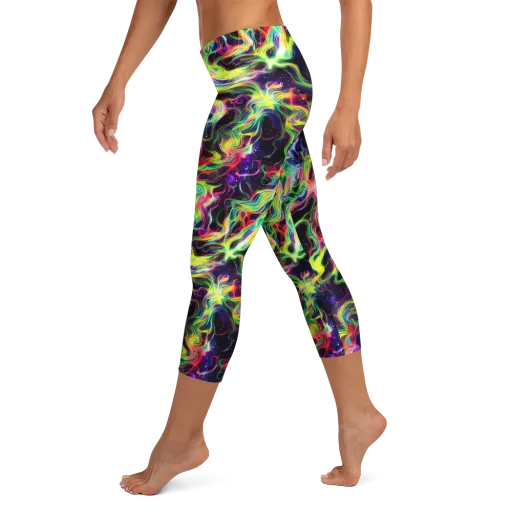 Infinite Flux on a Capri Leggings