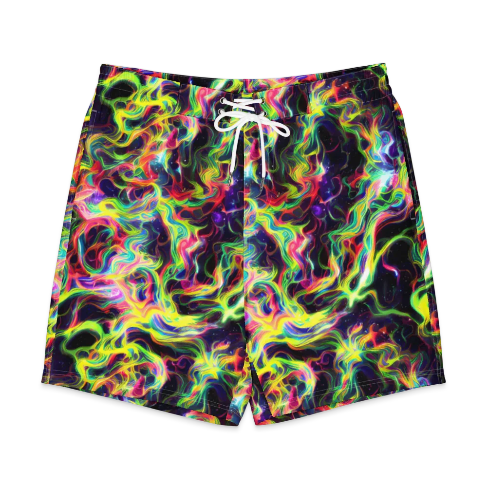 Infinite Flux on Men's Board Shorts — Front