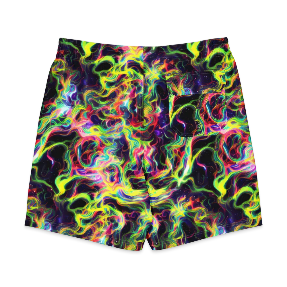 Infinite Flux on Men's Board Shorts — Back