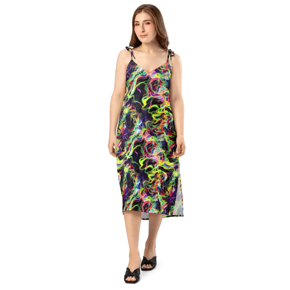 Infinite Flux on Slip Dress — Front