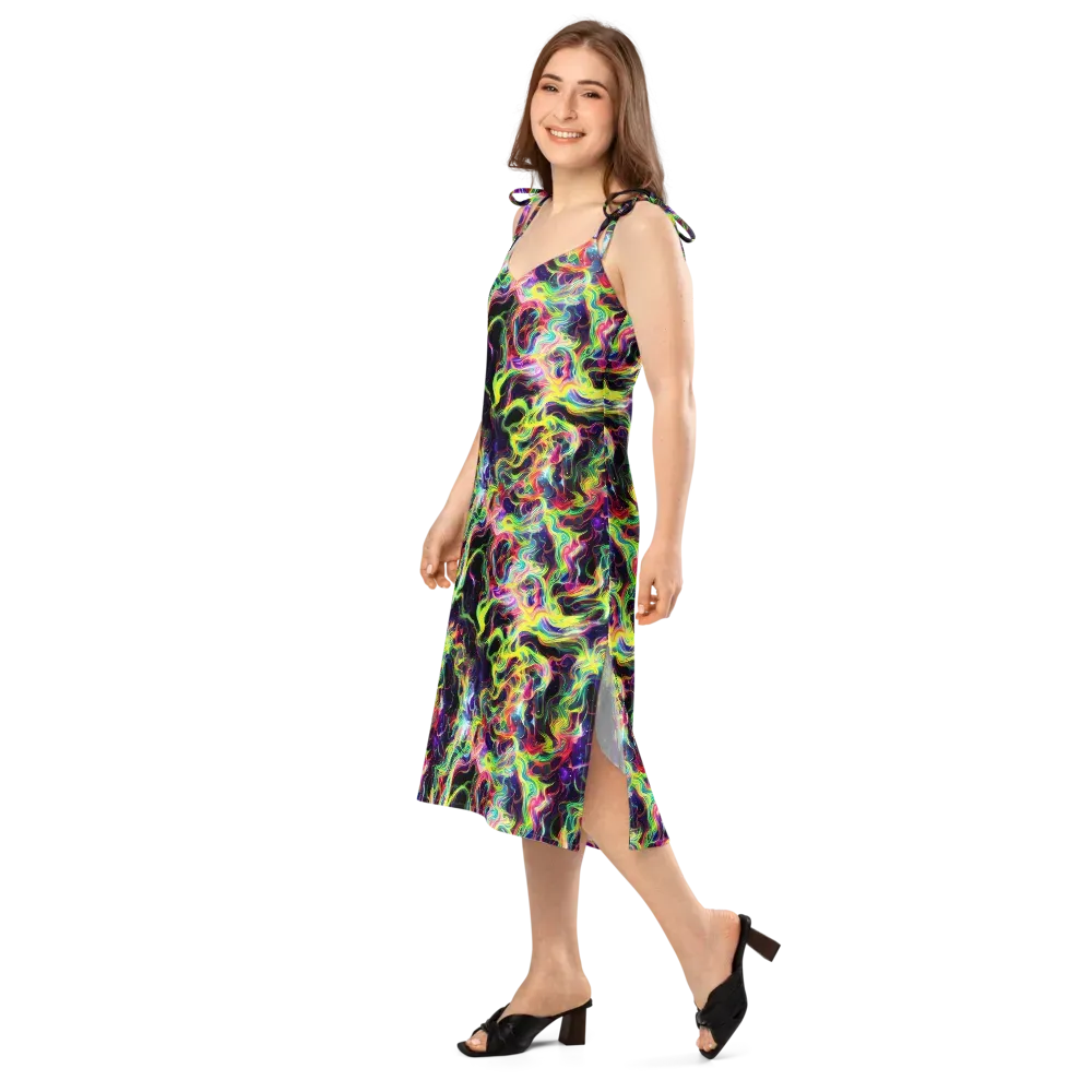 Infinite Flux on Slip Dress — Left Front