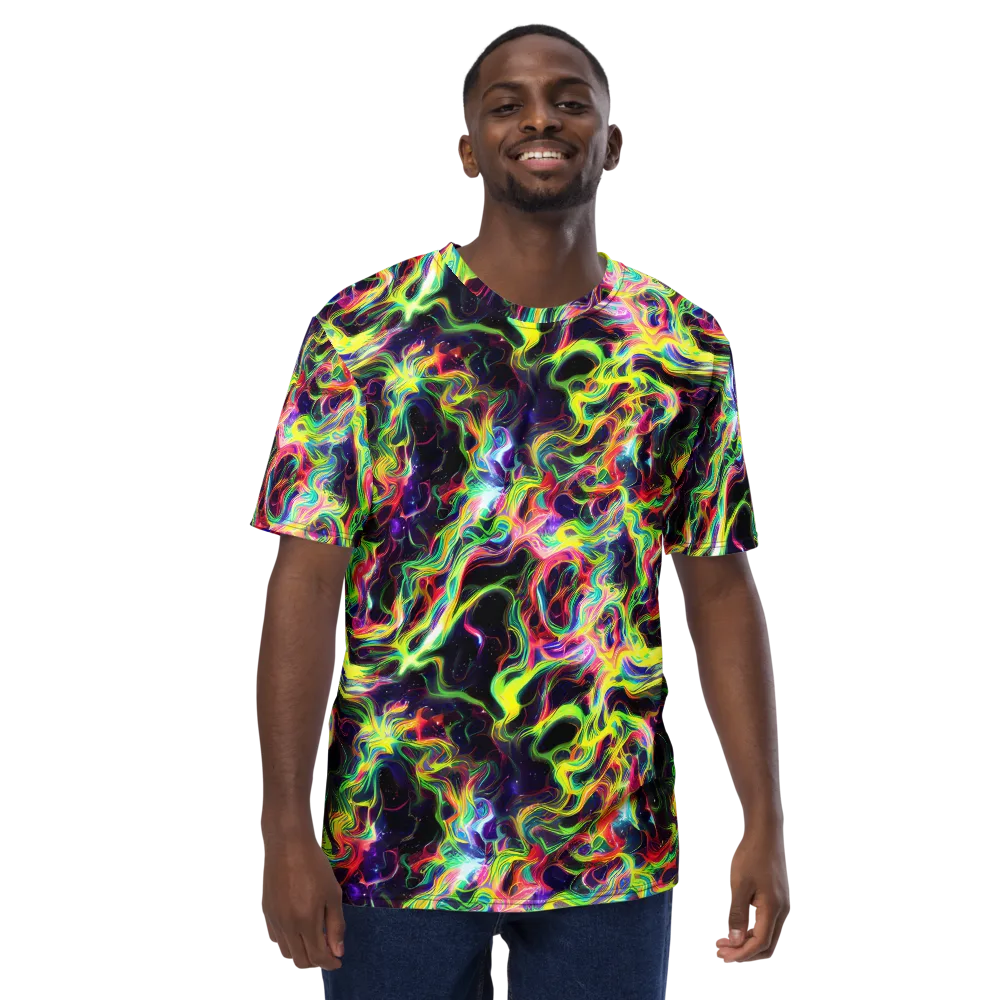 Infinite Flux on Men's Crew Neck T-Shirt — Front