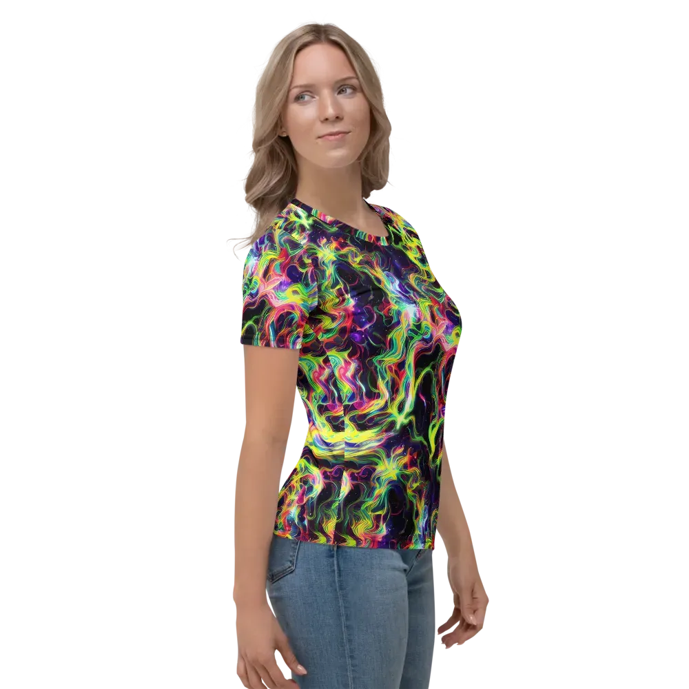 Infinite Flux on Women's Crew Neck T-Shirt — Right