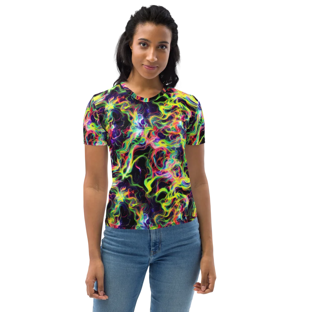 Infinite Flux on Women's Crew Neck T-Shirt — Front