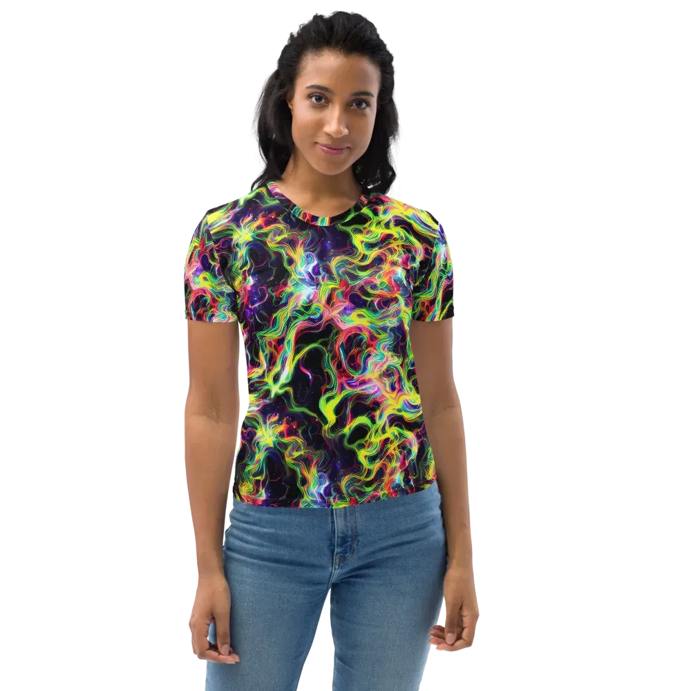 Infinite Flux on Women's Crew Neck T-Shirt — Front
